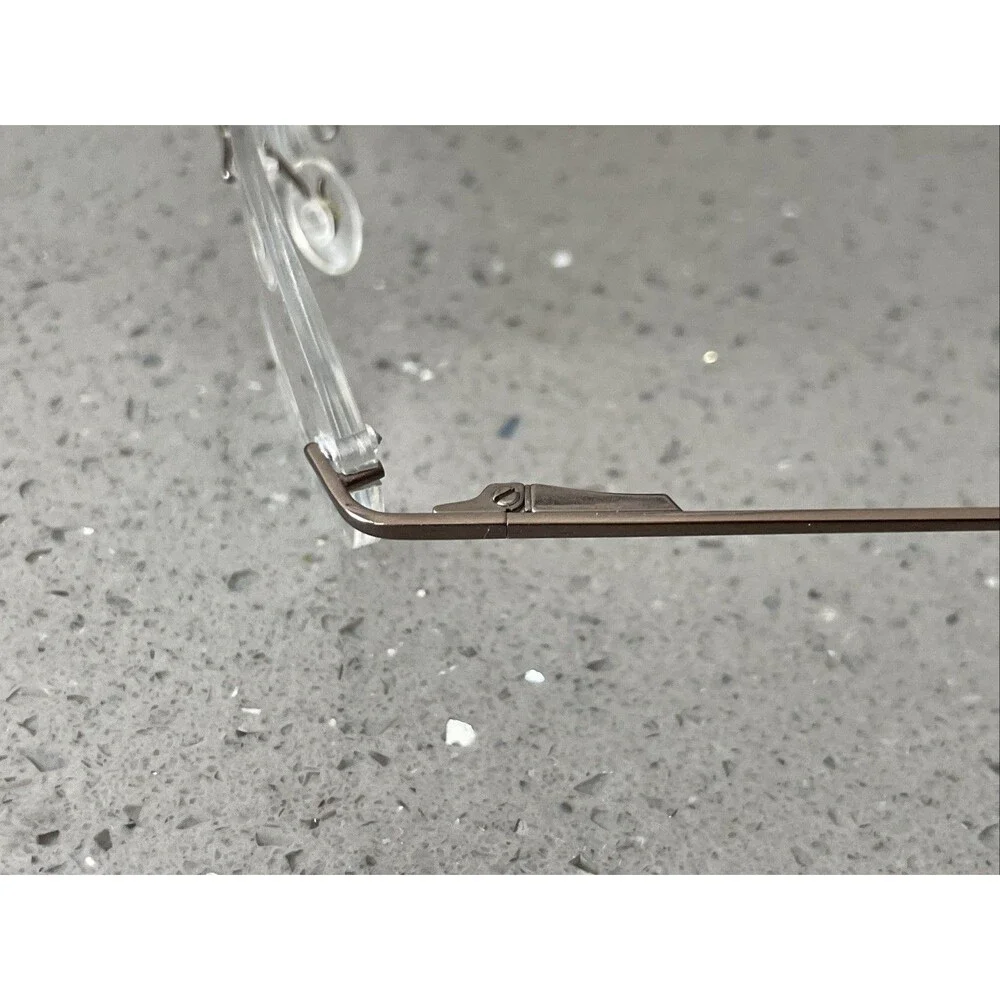Silver Dollar Optical Eyeglasses Frames ONLY Rimless 135 Flex Hinge BT 2152 Beta